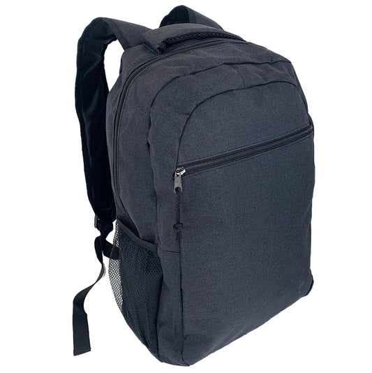 black backpack laptop lightweight unisex daypack travel office