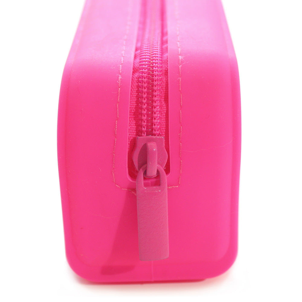 Silicone pencil case pink back to school boys girls teenagers