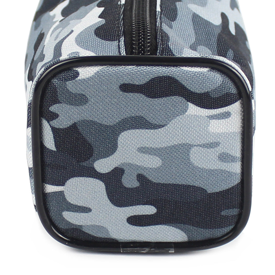 grey camouflage camo pencil case teenagers boys girls