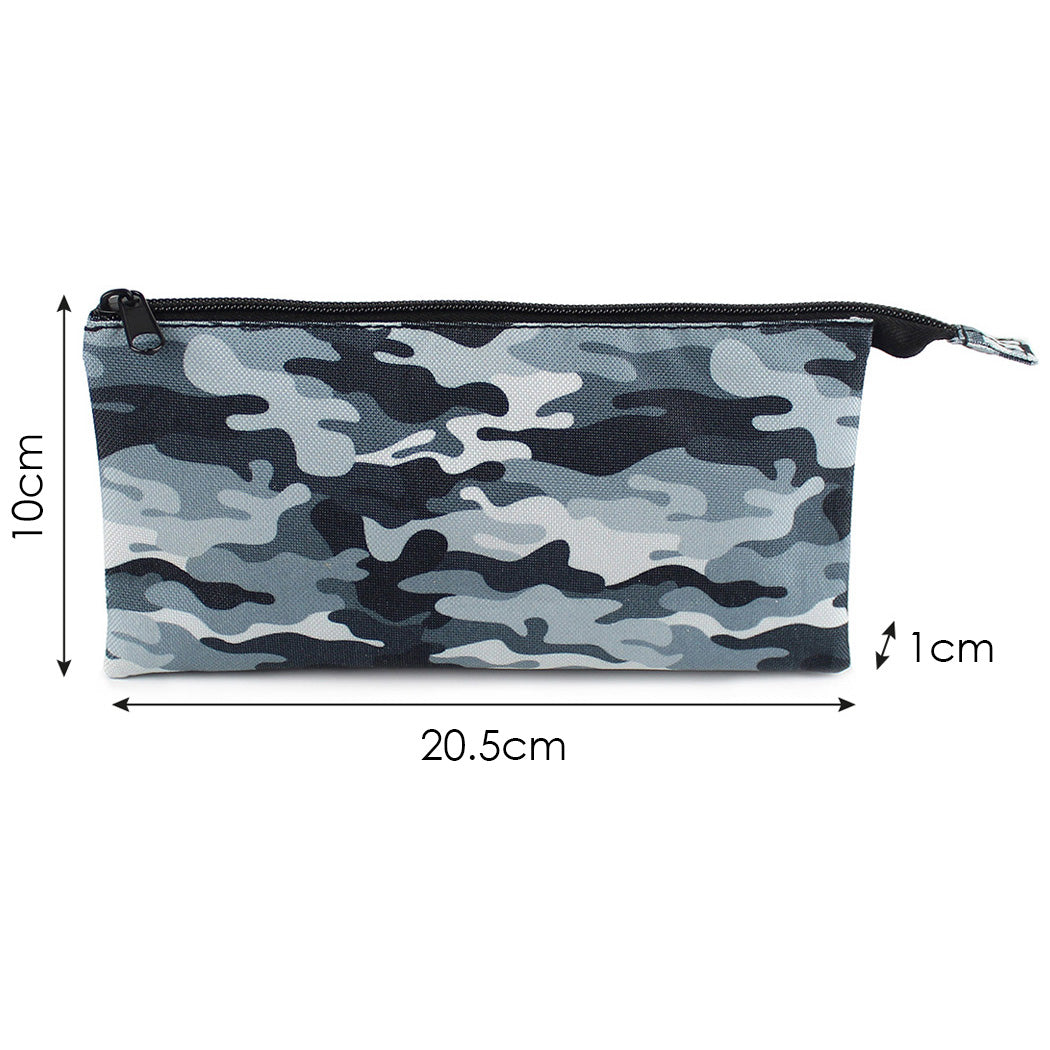 Flat Grey Camo Pencil Case Boys Teenagers Pencil Cases Girls