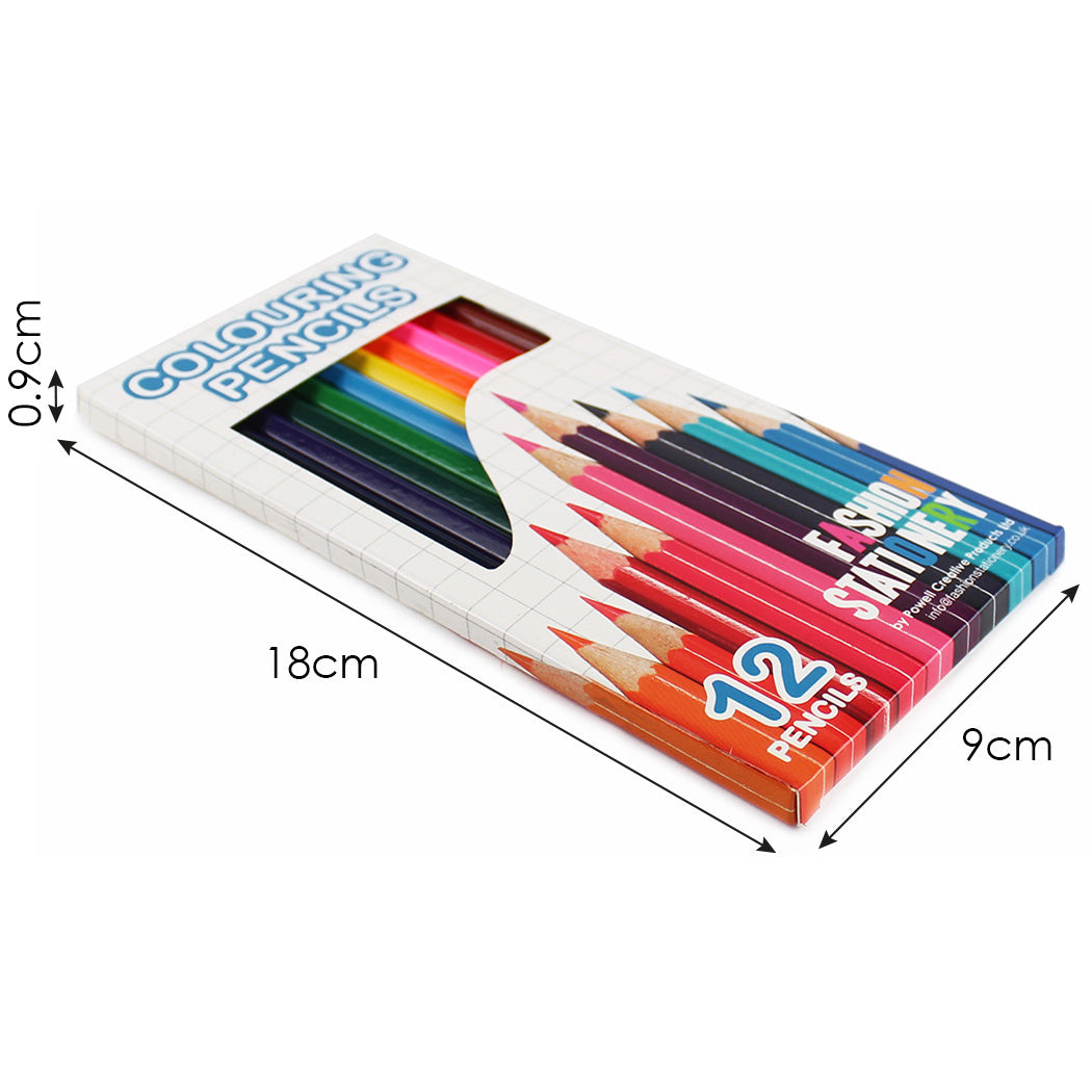 Colouring pencils kids children adults artist pack of 12