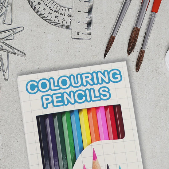 Colouring pencils kids children adults artist pack of 12