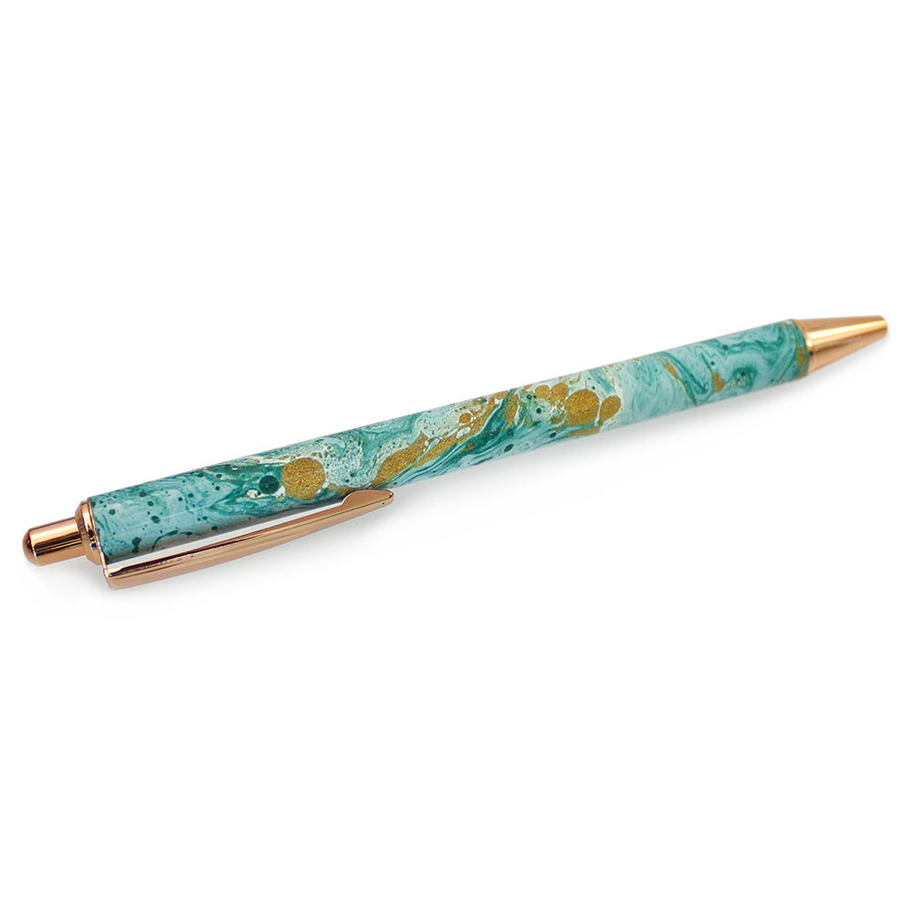 mint marble pen girls teens women gift ballpoint