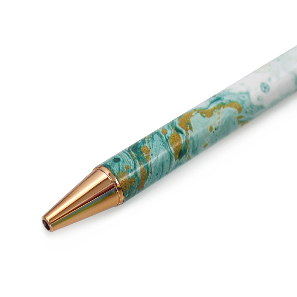 mint marble pen girls teens women gift ballpoint