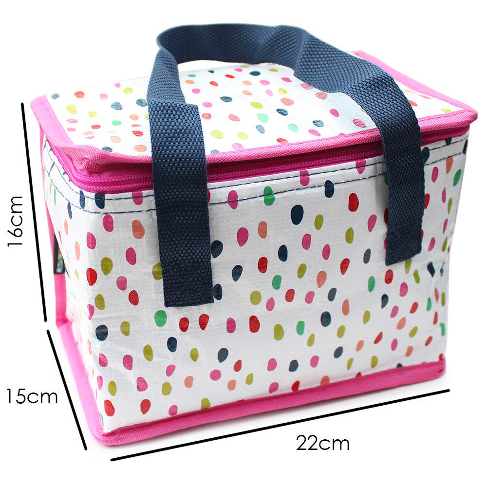 spots lunch bag insulated food storage cool bag