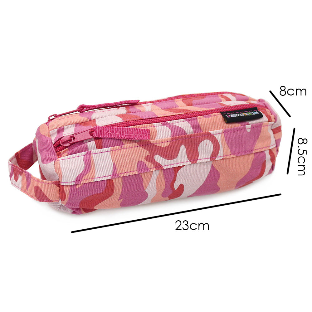 Pink Camouflage Pencil Case Girls Women Pencil Cases