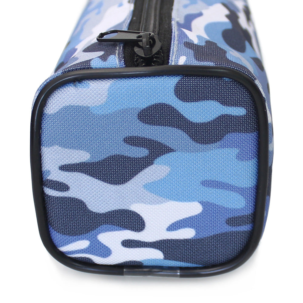 blue camouflage pencil case teenagers boys girls