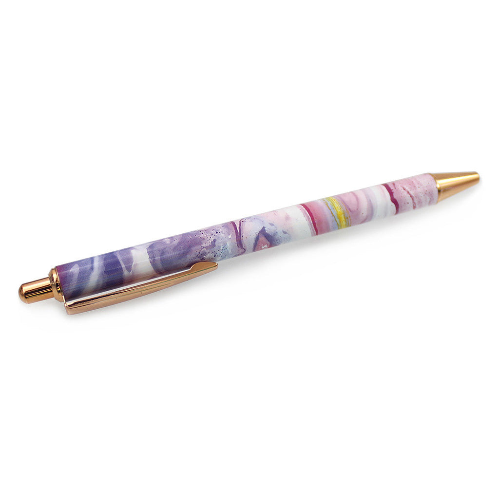 pink marble pen girls teens women gift ballpoint