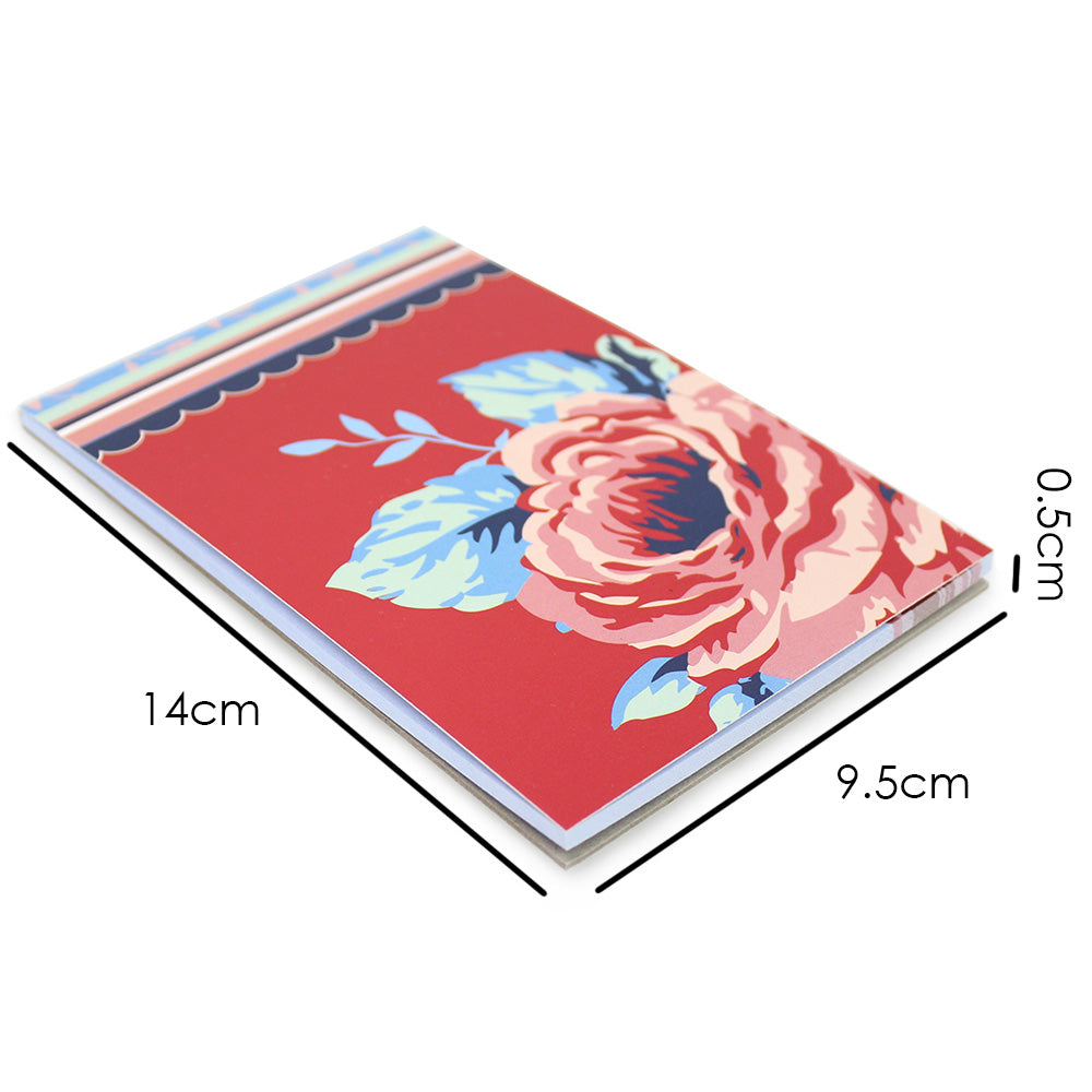 3 Pack Rose A6 Pocket Memo Pad Notepad Jotter