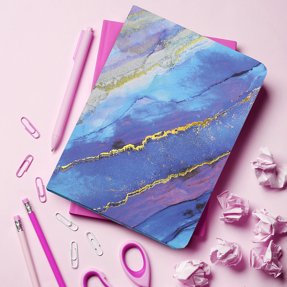 Blue Marble A5 Hardback Notebook Gifts Women Girls